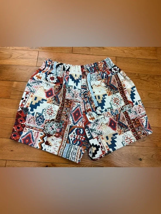 PacSun Multicolor Tapestry Twill Shorts - Picture 3 of 4